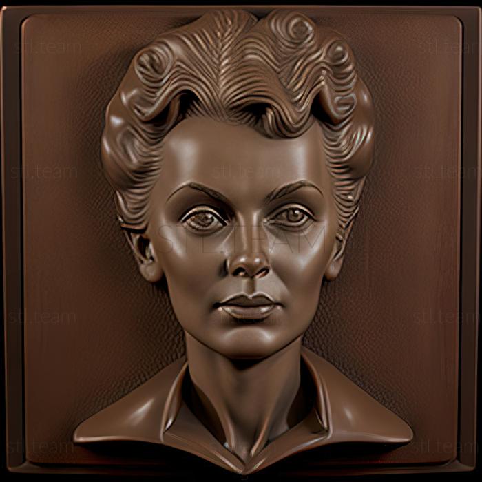 3D модель Міс Джин Броуді в розквіті сил Мюріел Спарк 1961R (STL)